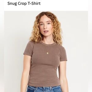 Old Navy Women's Snug Crop T-shirt
